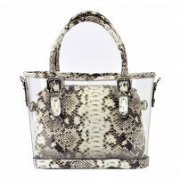 Кожена дамска чанта Patrizia Piu 419-006 - бежова