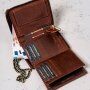 Портмоне Peterson PTN N4C-02-HWM - кафяво