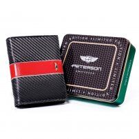 Портмоне Peterson PTN 317 MOTO3 - черно + червено