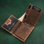 Портмоне Peterson PTN N79 2-1-4 HUNTER - кафяво