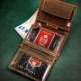 Портмоне Peterson PTN 317PW-02 2-1-4 HUNTER - кафяво