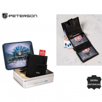 Портмоне Peterson PTN 365Z 2-1-1 - черно