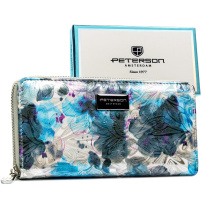 Портмоне Peterson PTN PX25-NPK - синьо