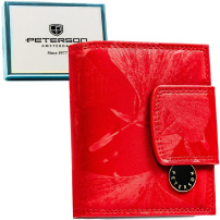 Портмоне Peterson PTN PS329-MLF - червено