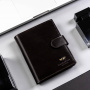 Портмоне Peterson PTN 22307L-VT - тъмнокафяво