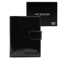 Портмоне Cavaldi 0800L-P-BS RFID - черно