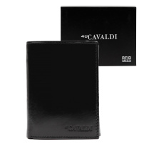 Портмоне Cavaldi 0104-P-BS RFID - черно