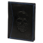 Портмоне Money Kepper CDD 5601 SKULL - черно + червено