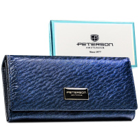 Портмоне Peterson PTN PX27-CNF - синьо